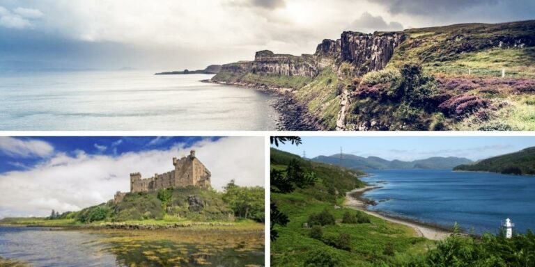 Collage of photos of the Isle of Skye