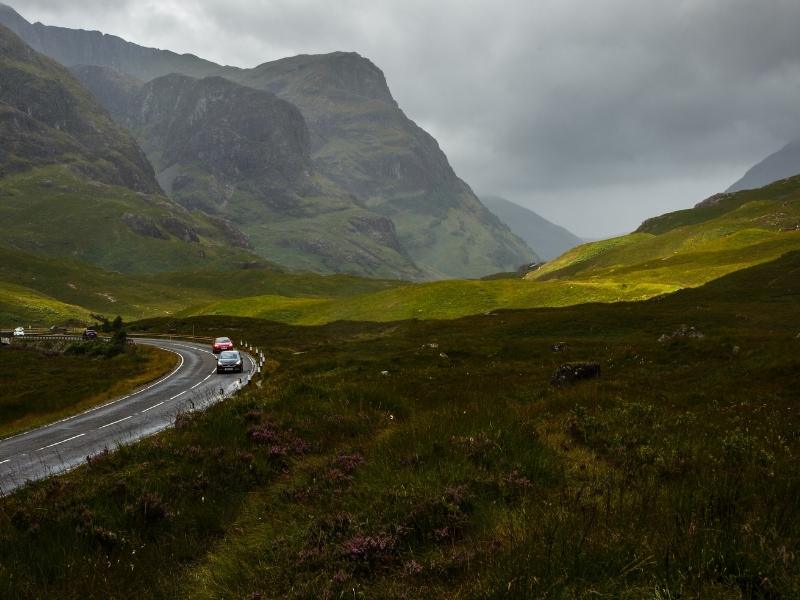 Scottish Highands driving