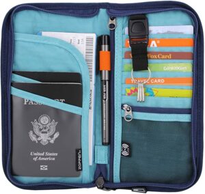 Travel wallet organiser