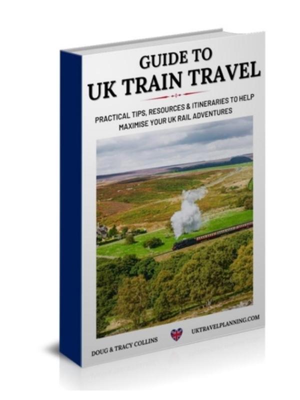 UK train travel book cover