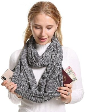 Theft proof scarf