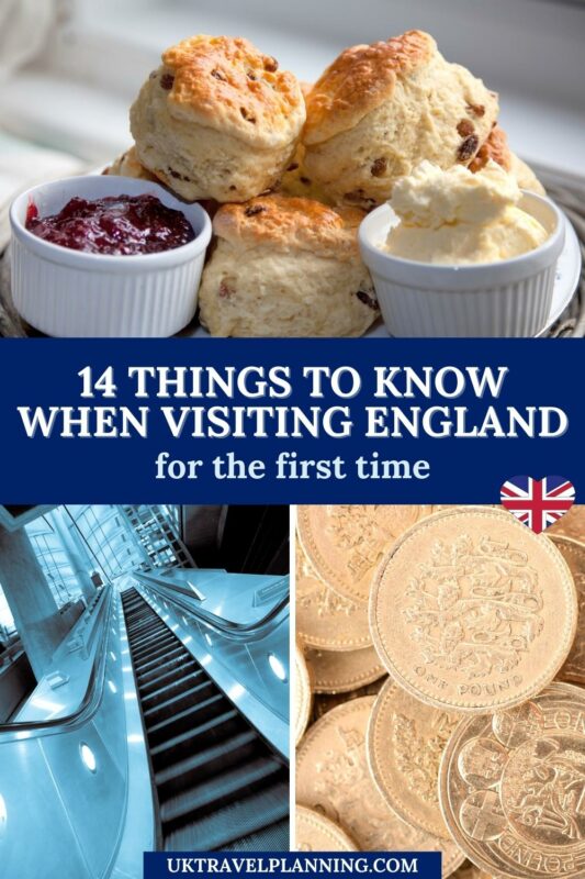 14 things to know when visiting England for the first time