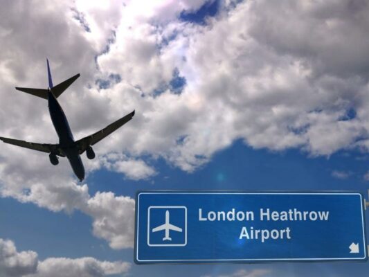 travel time from london eye to heathrow airport