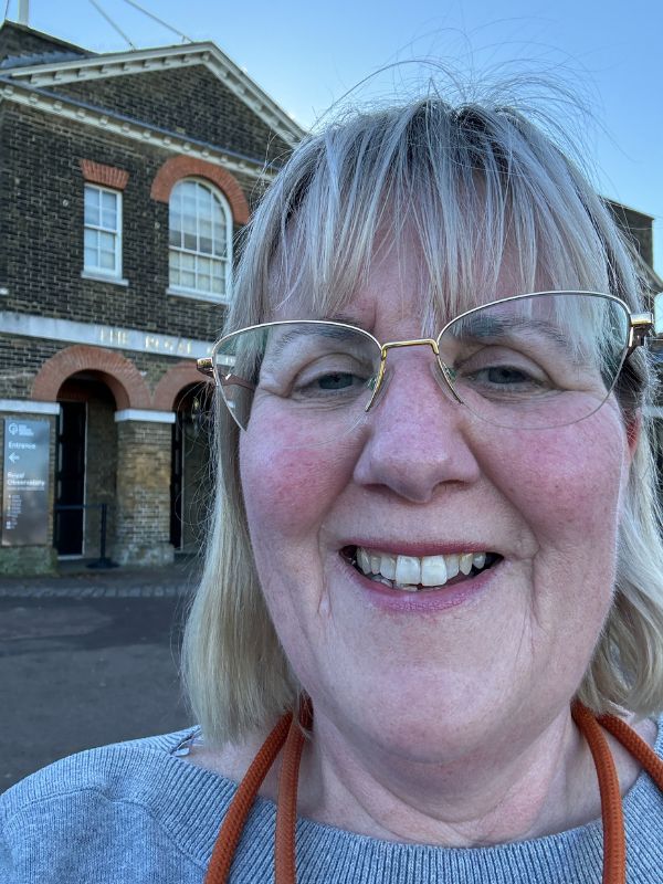 Tracy at the Royal Observatory in Greenwich, the last stop on day three of the London Pass challenge