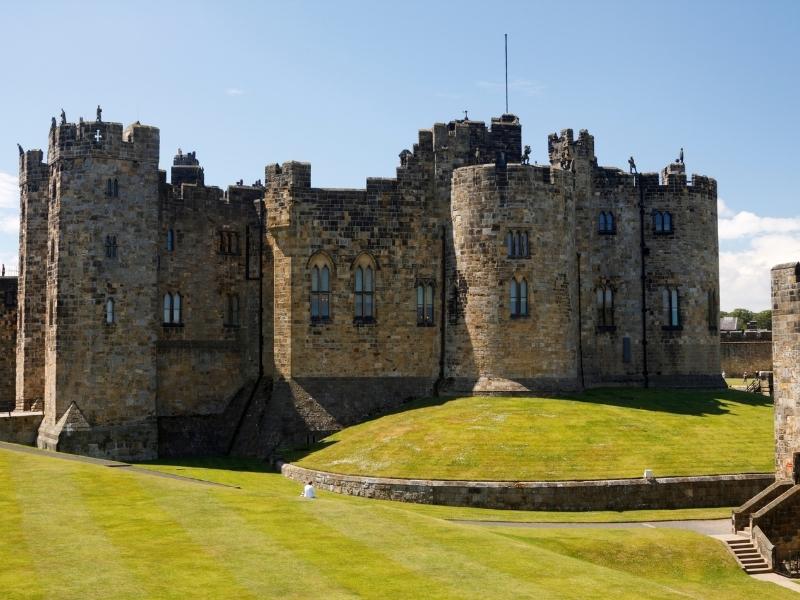 A picture of Alnwick Castle one of my top 10 places to visit in North East England.