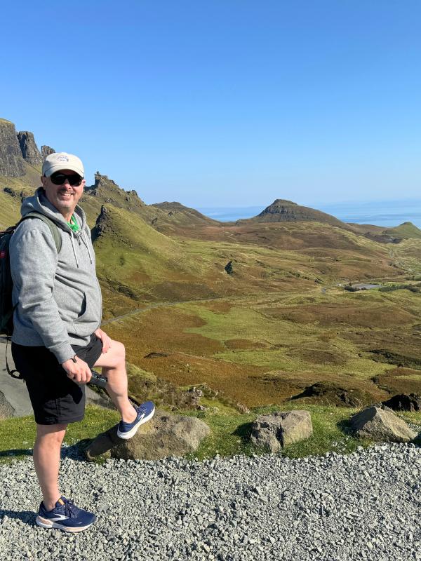 Doug enjoying the view