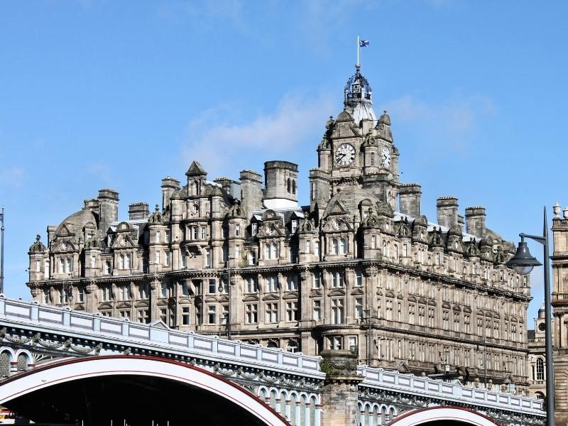 Edinburgh Waverley train station