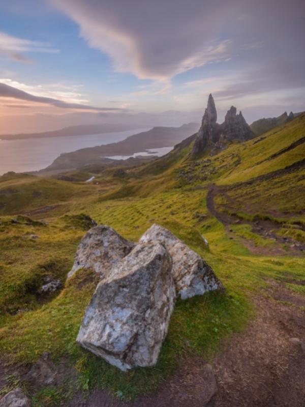 Old Man of Storr on the Isle of Skye.