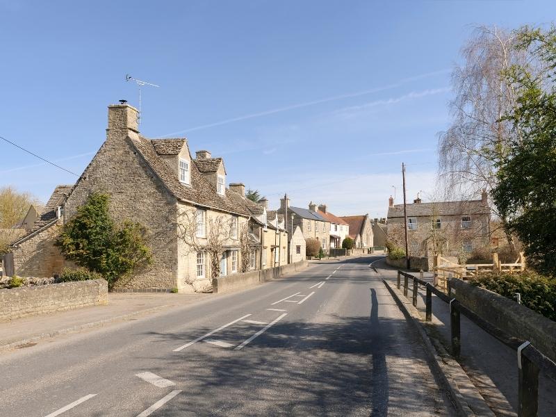 Bampton Village in the Cotswolds.