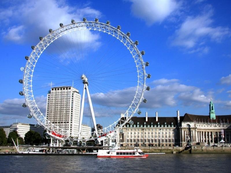 London Eye in London.