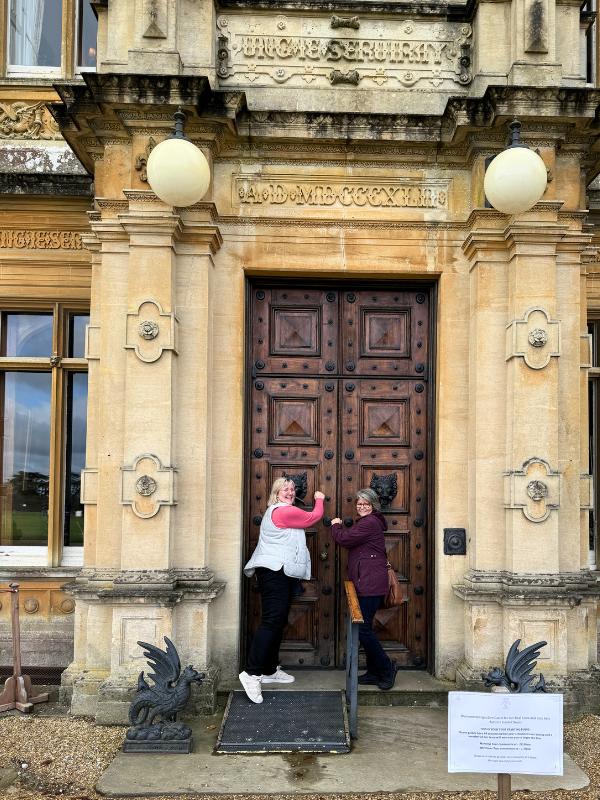 Tracy and Melissa at Downton Abbey