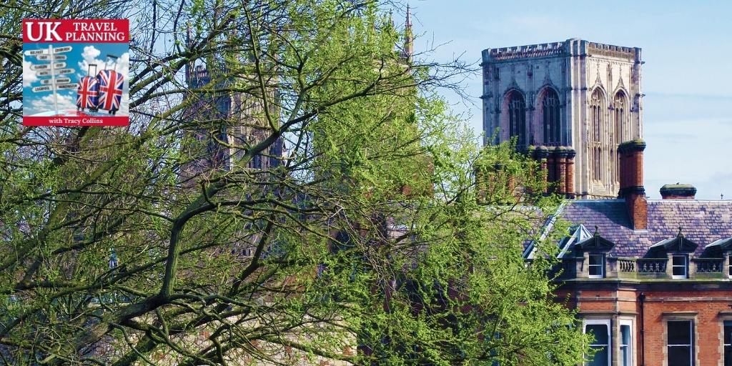 Visiting York - a view over the beautiful city of York with York Minster