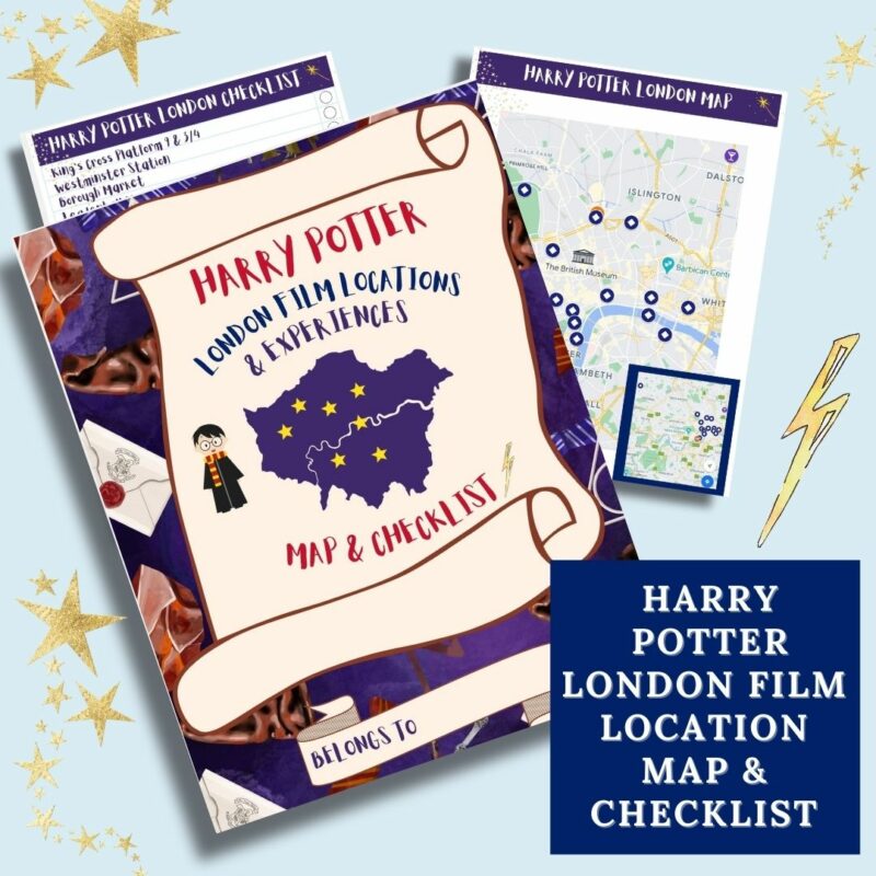 FREE HARRY POTTER LOCATION MAP CHECKLIST Instagram Post 2