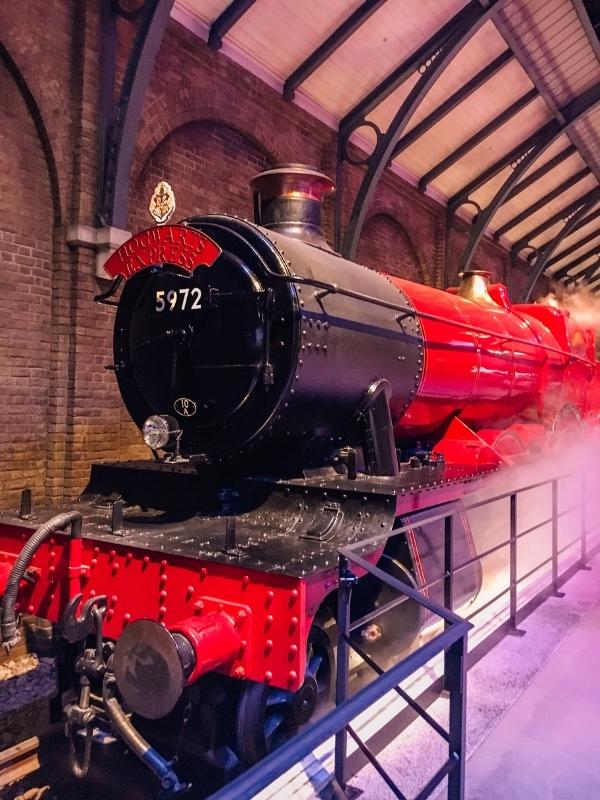The Hogwarts Express at Harry Potter Studios London.