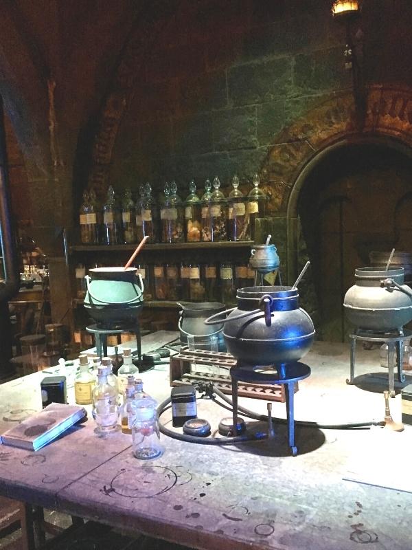 Potions classroom at Hogwarts.