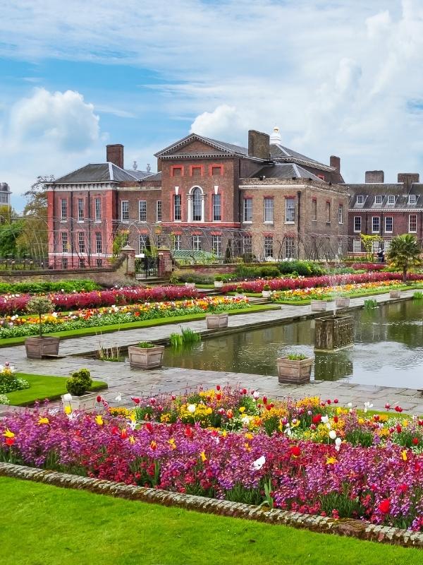 Kensington Palace and gardens.