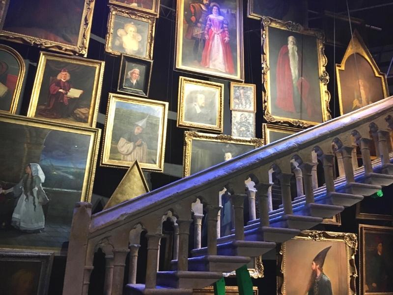 The moving staircase at Harry Potter studios London.