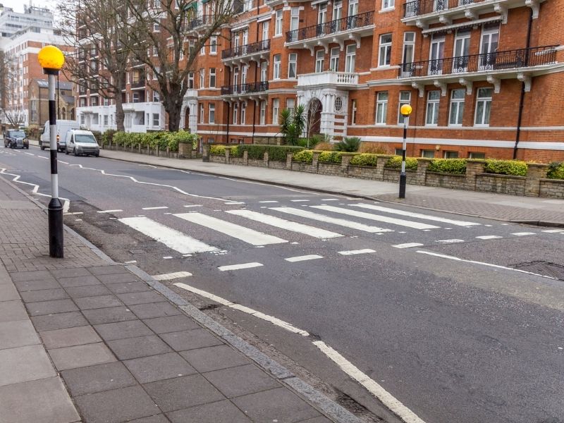 Abbey Road crossing.