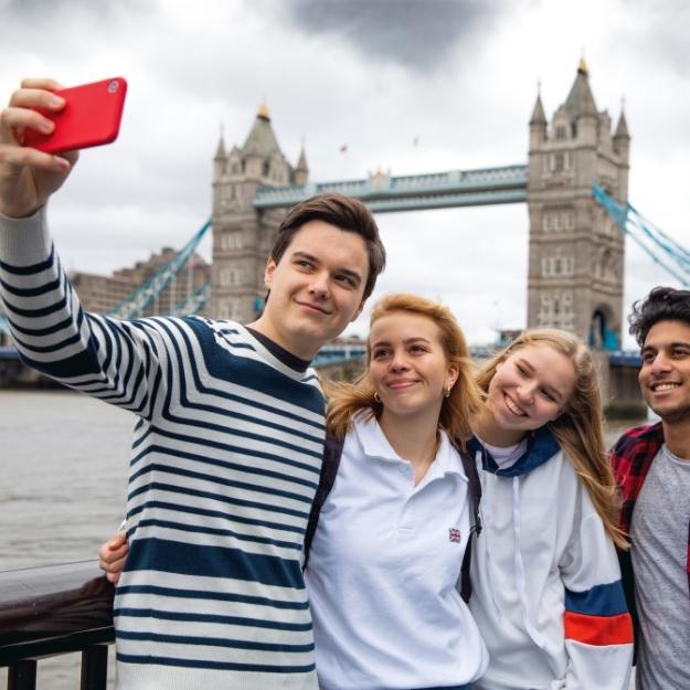 London with teenagers