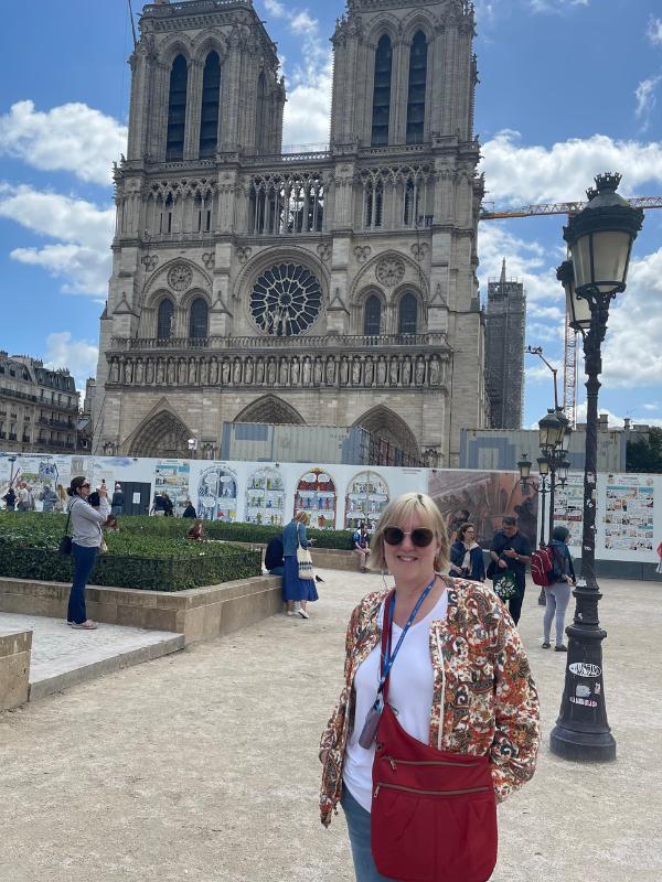 Tracy at Notre Dame