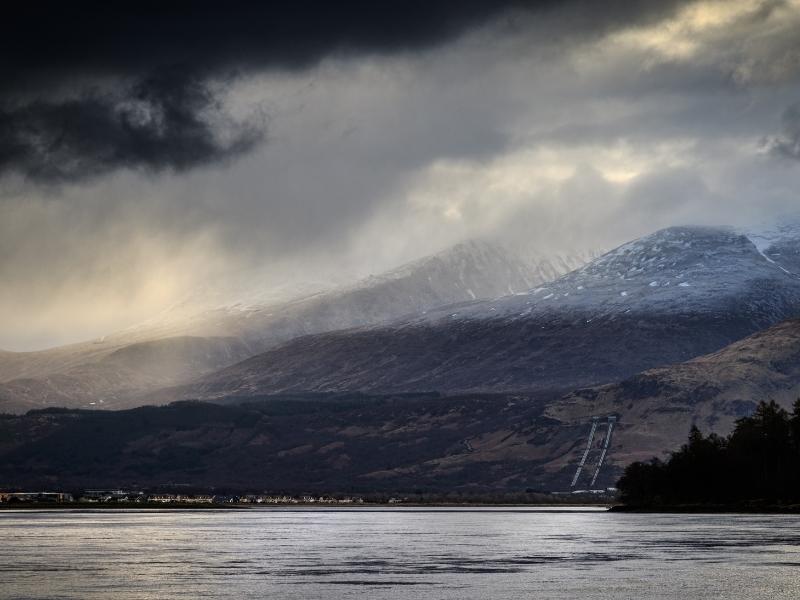 Fort William with Ben Nevis.