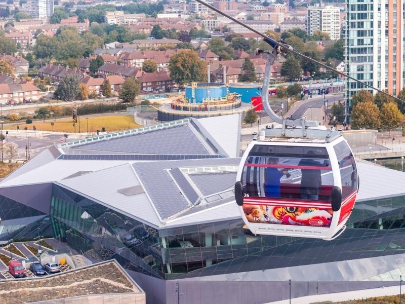 Emirates cable car Greenwich 1