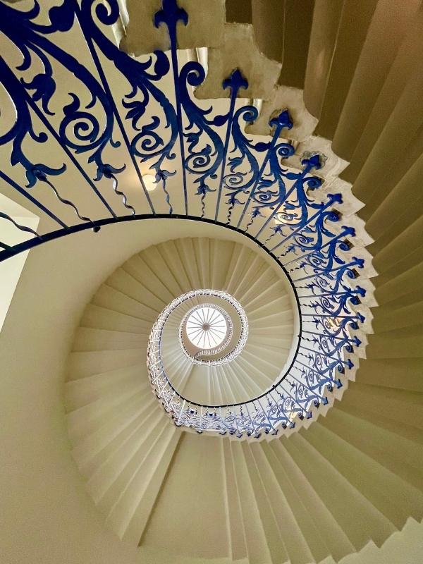Tulip Staircase at the Queen's House in Greenwich.