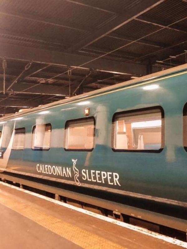 Caledonian Sleeper train.