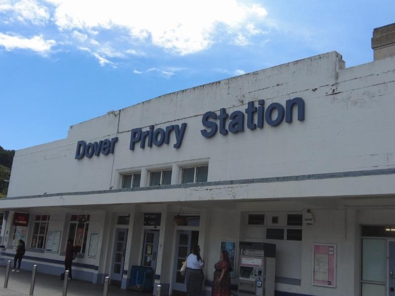 Dover Priory Station in Dover.