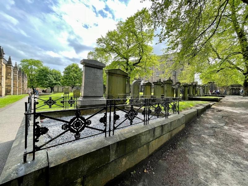 Edinburgh graveyard.