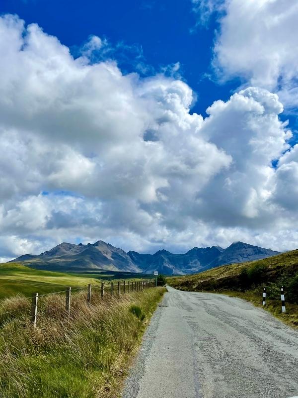 Road in Skye.