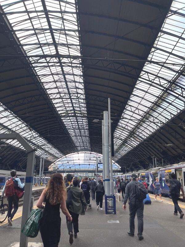 Glasgow Central Station.