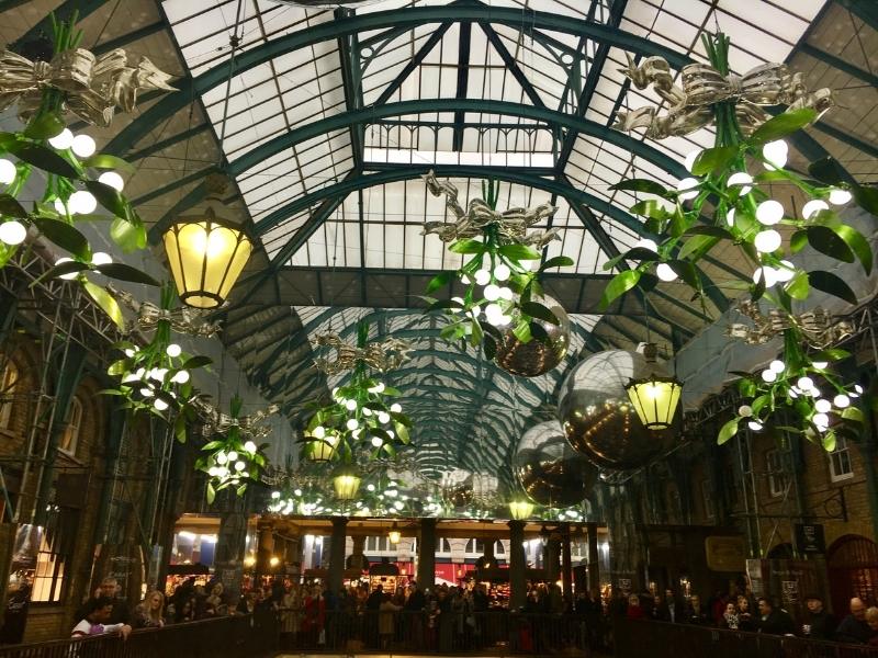 Covent Garden at Christmas.