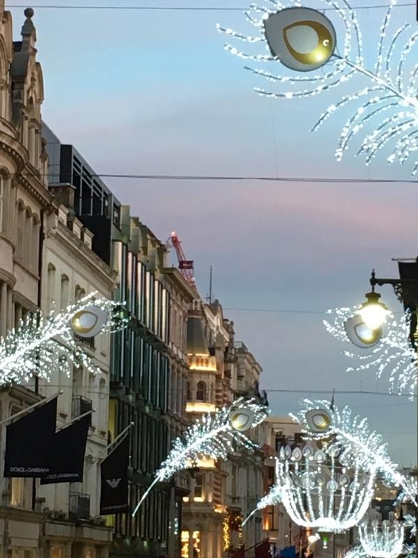 Bond Street Christmas Lights.