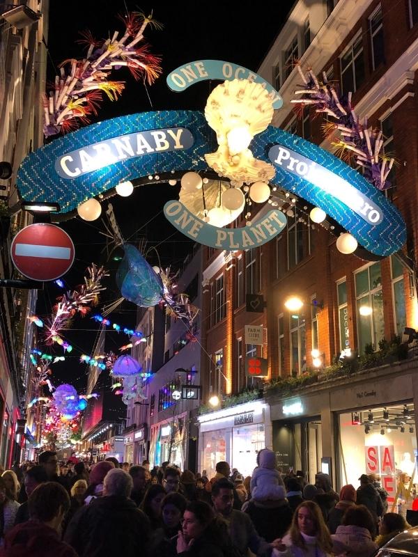 Carnaby Street Christmas Lights.