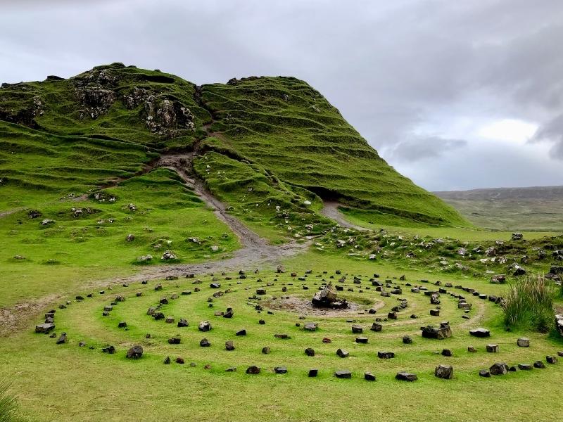 The Fairy Glen on the Isle of Skye.