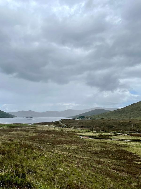 Scenic views in Skye Scotland.