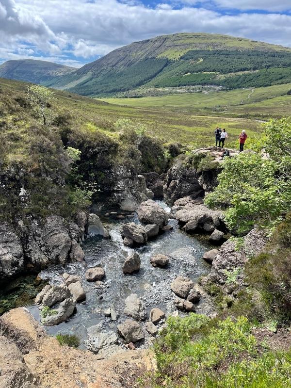 Fairy Pools in Scotland.