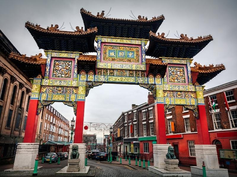 The largest Chinese Arch in Liverpool.