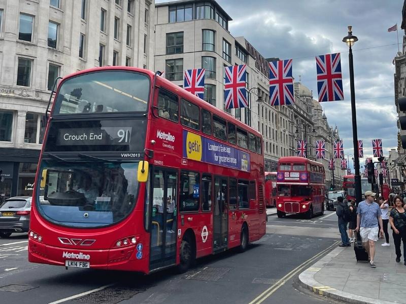 London buses.