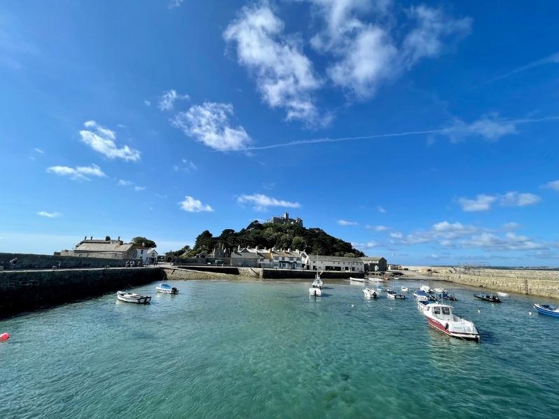 Located on the south coast of Cornwall St Michael's Mount is a popular landmark.
