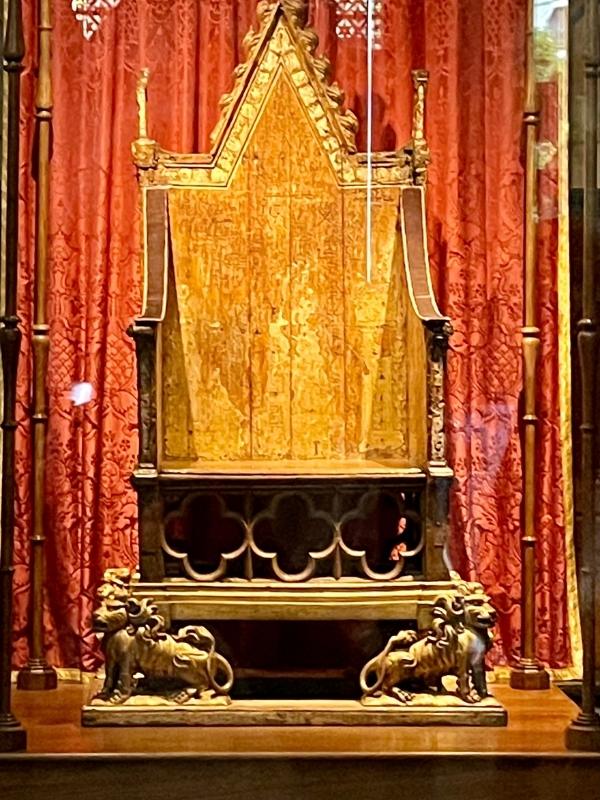 The Coronation chair will be used during the coronation of Charles III.