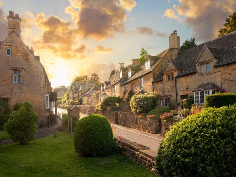 Cotswolds village.