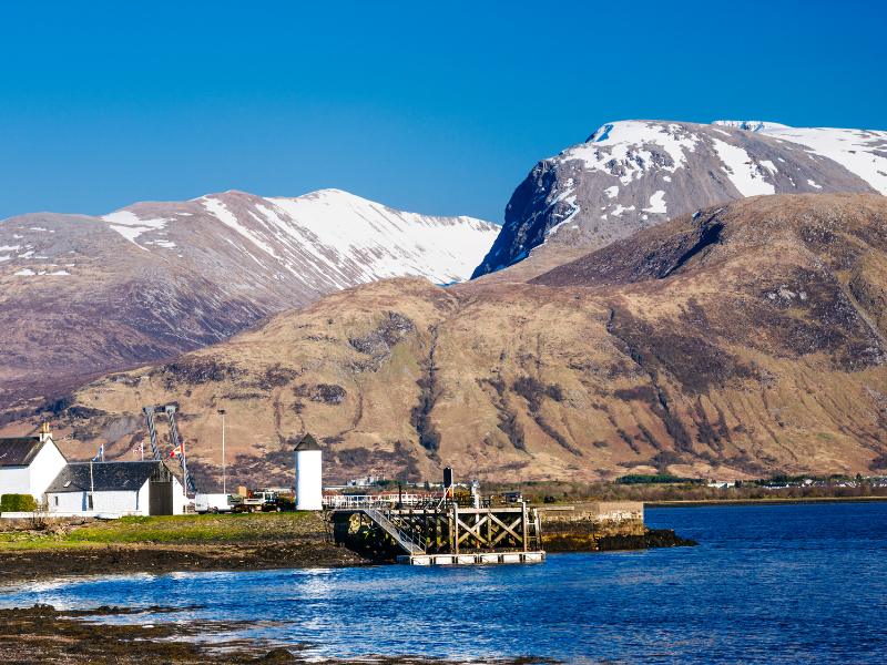 For a view of Ben Nevis where to stay in Fort William is pretty much anywhere as it dominates to the skyline.