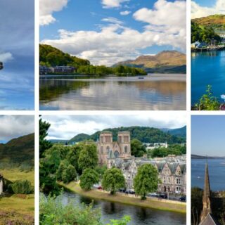 Day trips by train from Glasgow various destinations.