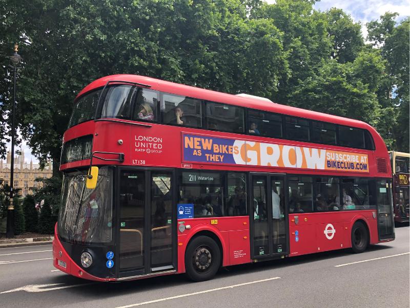 London red bus.