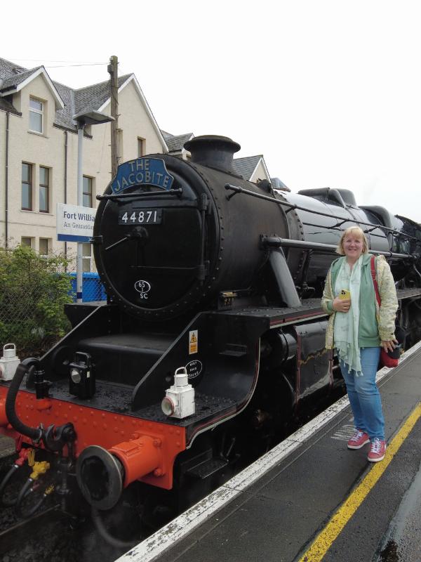 Fort William is the starting point for one of the world's most famous trains - The Jacobite (or Harry Potter train).
