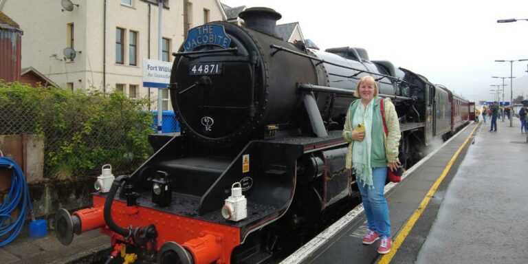 The Jacobite at Fort William train station.