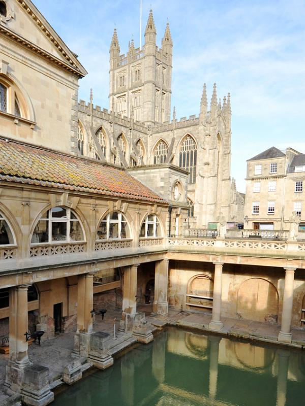 Bath in spring