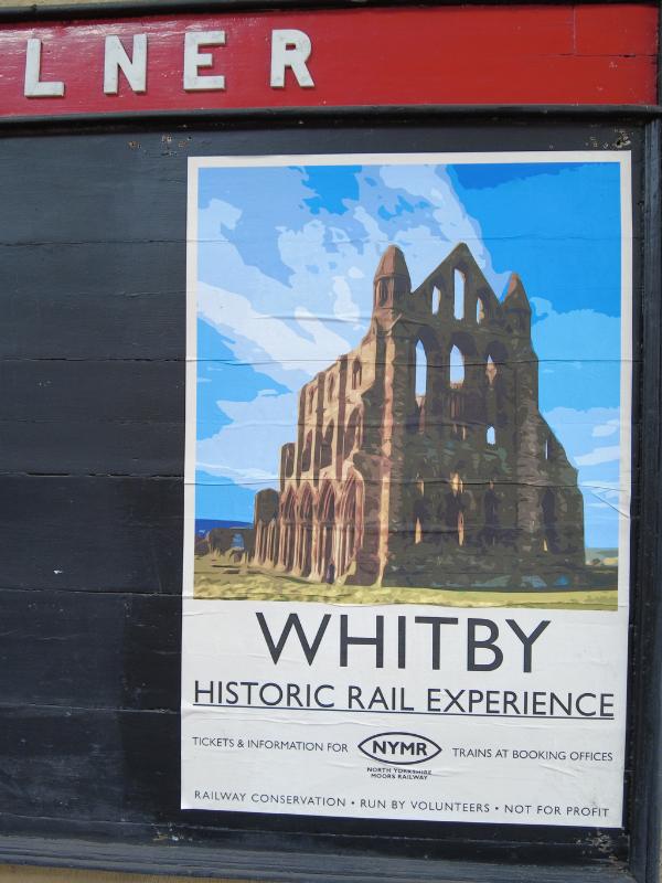 Whitby train poster.